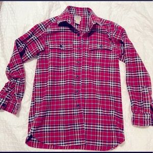 LL bean mens size small 100% cotton, thick and warm flannel